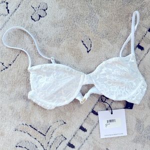 Camilla Top White Lace | Beach Riot Womens Swim Top